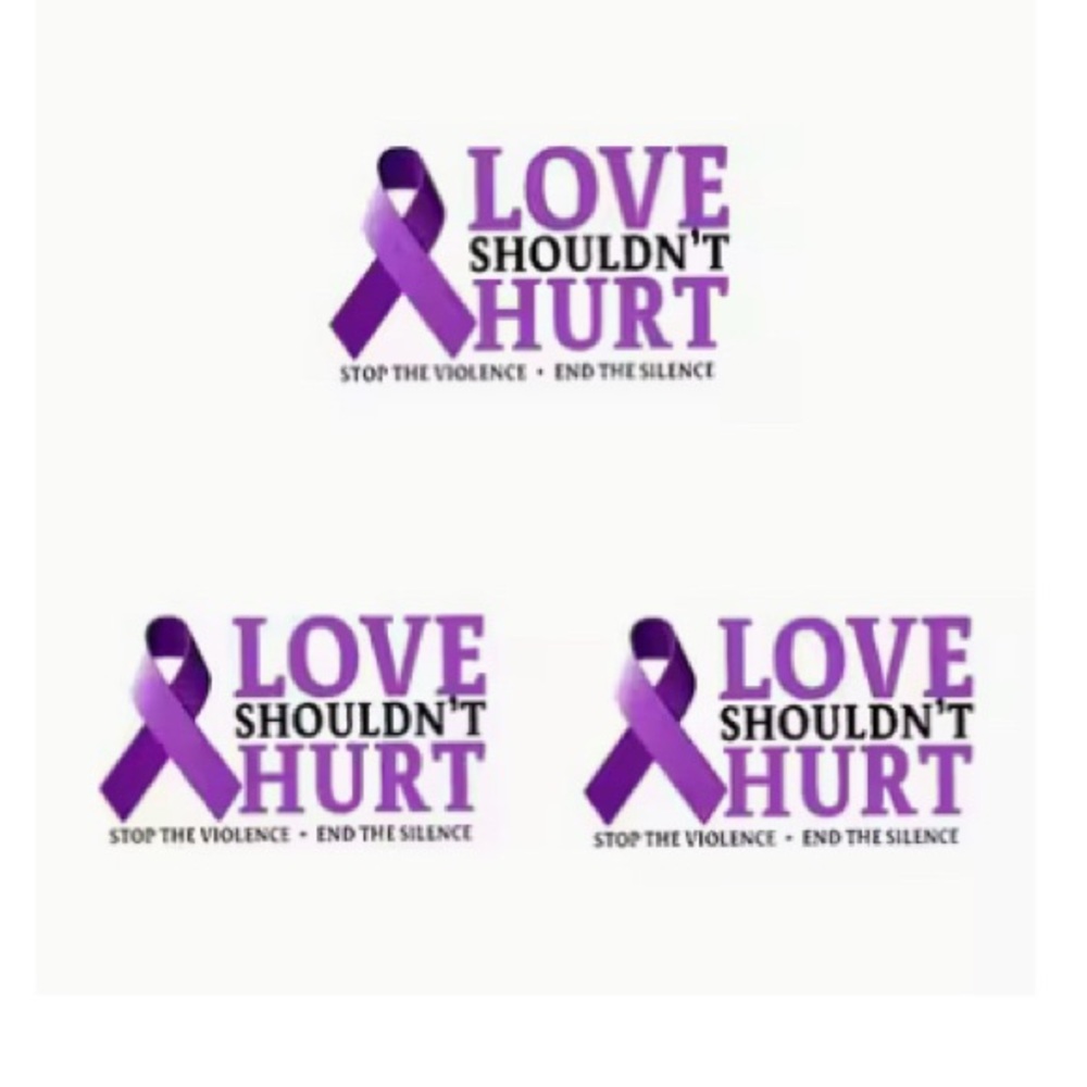 3 pcs DV Awareness Heat Transfer Iron-On
